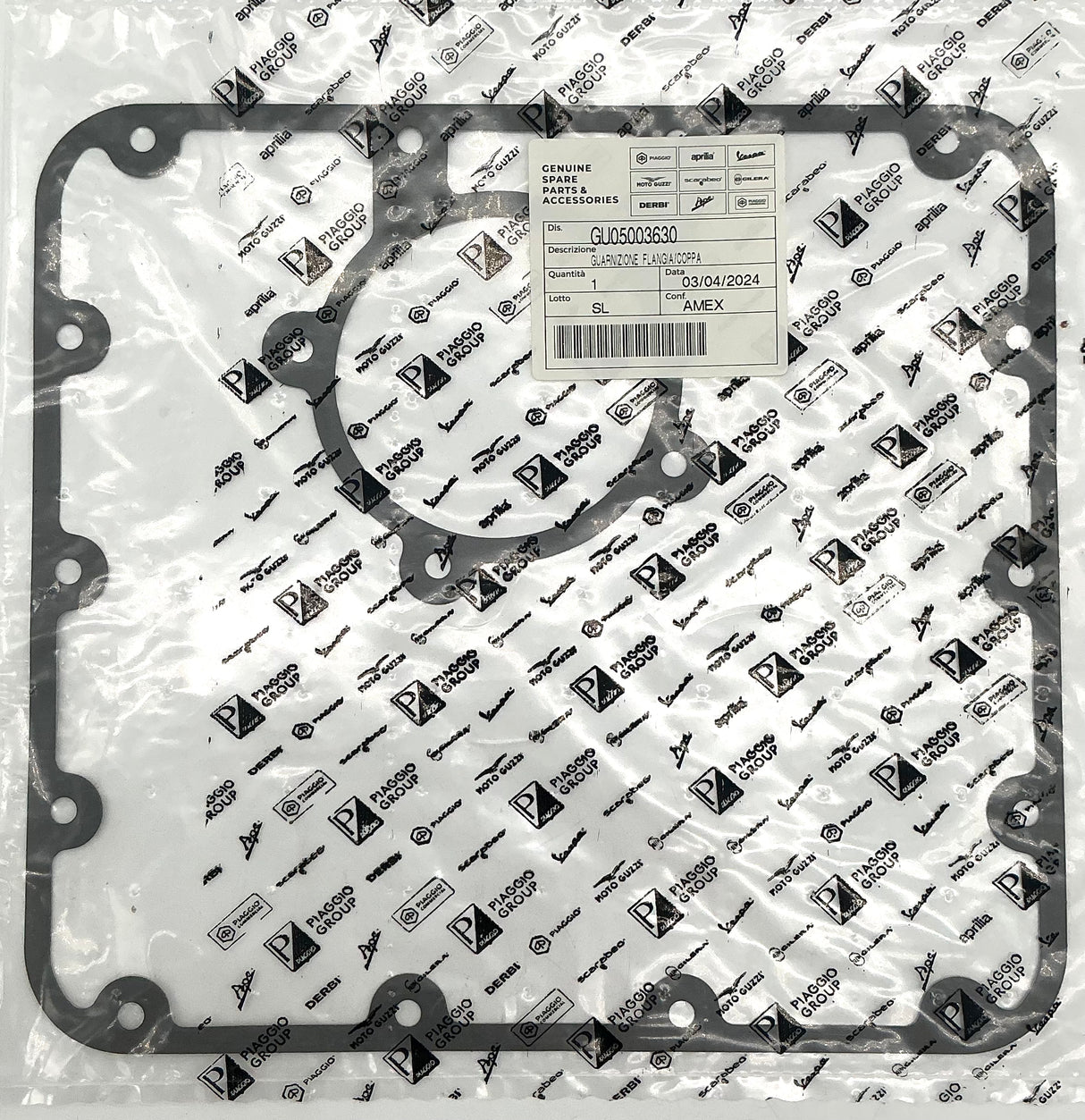 Lower Oil pan sump Gasket - Moto Guzzi, Breva/Griso/Stelvio/Norge, 1200 Sport