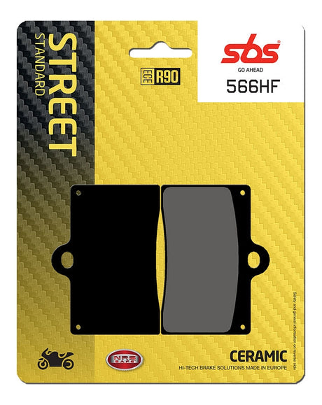 SBS Ceramic Street pads. 1 pin caliper SBS 566HF. BMW F800, Ducati, Scrambler, Guzzi +