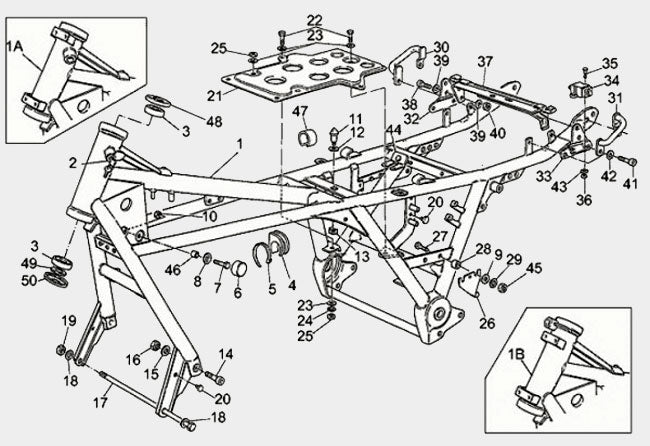 Moto Guzzi Fuel Tank Rubber Mount