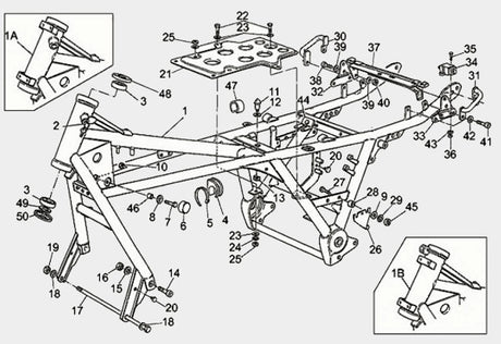 Moto Guzzi Fuel Tank Rubber Mount