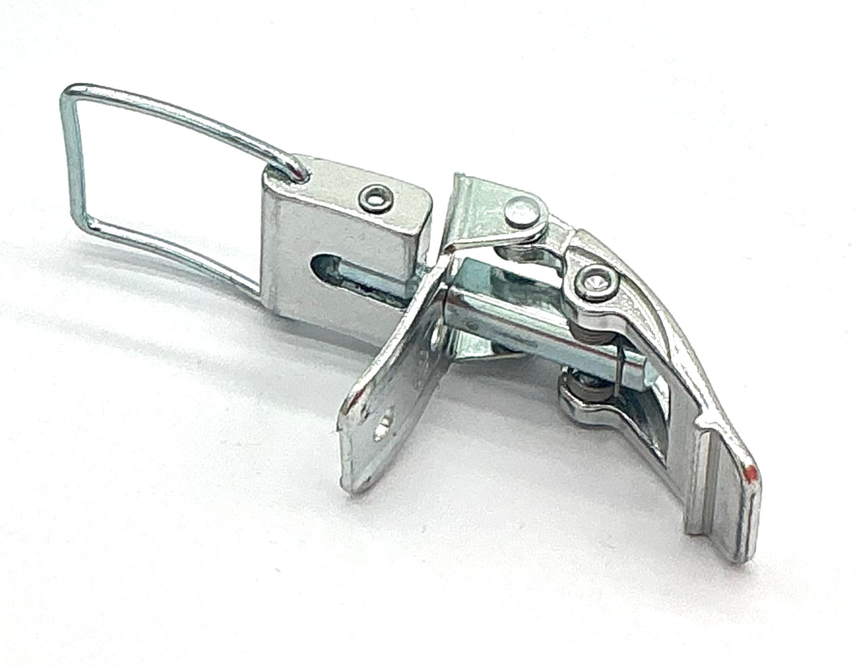 Fuel tank catch hook clip latch. Silver 76040062B