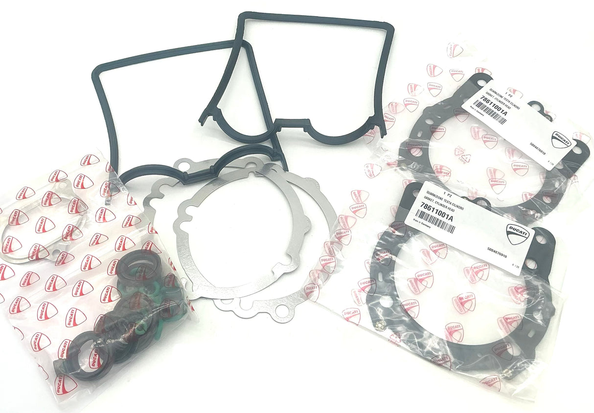 Gasket set. Top end set 1198 1200 Multistrada, Diavel 1200.