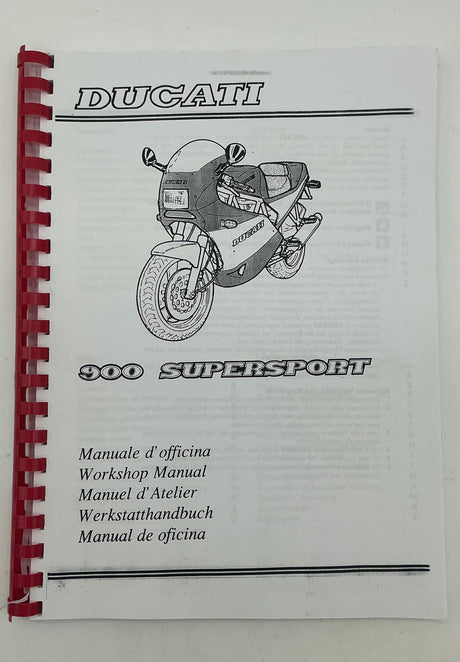 Ducati 900 SS 1989  1990  Workshop Manual