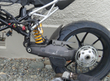 Swingarm, Hub, Eccentric, Sprocket setup - Hypermotard