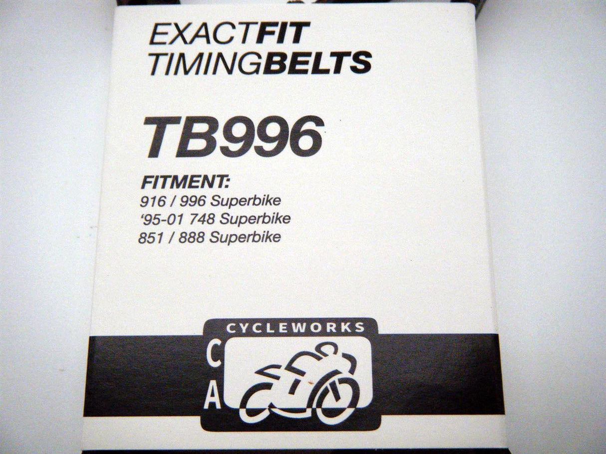 ExactFit timing belts  TB 996. suit 851, 888, 916, 996, early 748s.