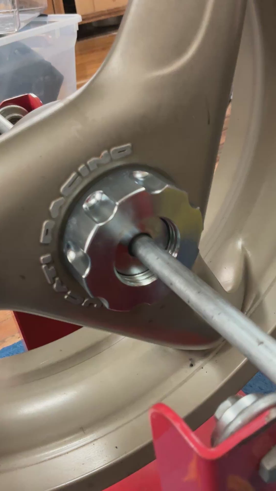 Wheel balancing kit. BALANCING CONE SINGLE SIDED SWING ARM - ALL DUCATI / KTM / TRIUMPH